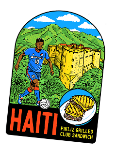 Haitian badge