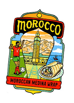 Moroccan badge